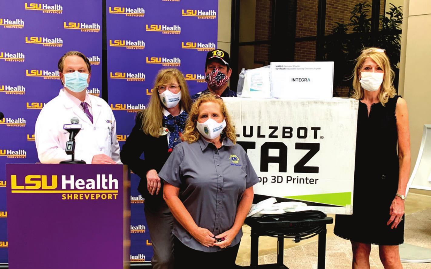 Lions Club donates masks and equipment