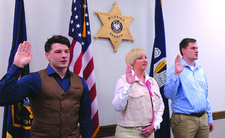Swearing-in ceremony for newly hired deputies, corrections officer! 