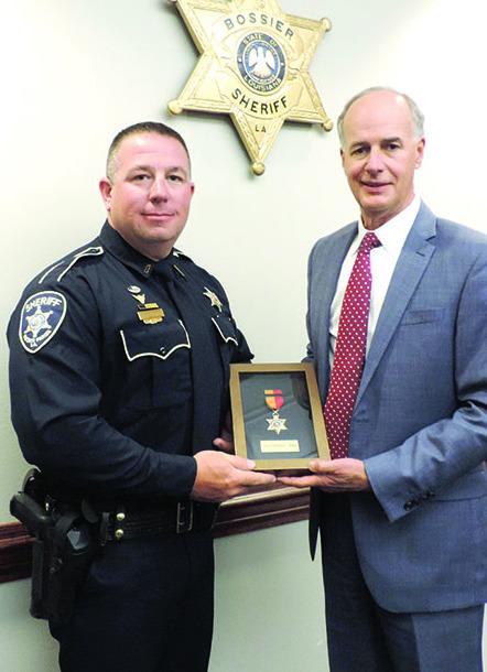 Bossier deputy recognized for life-saving efforts