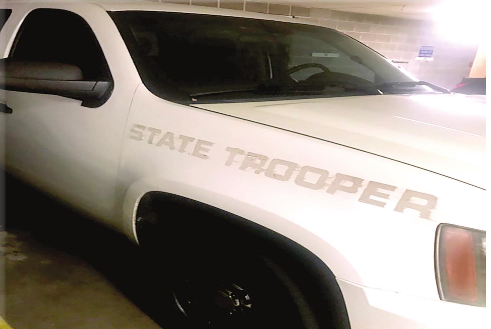 Is it legal for Caddo Commissioner Jackson to drive with no tags?