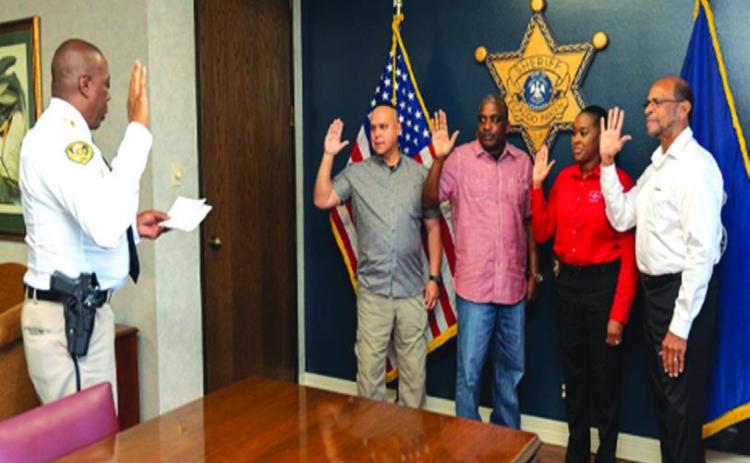 Caddo Parish Sheriff swears in four new deputies!