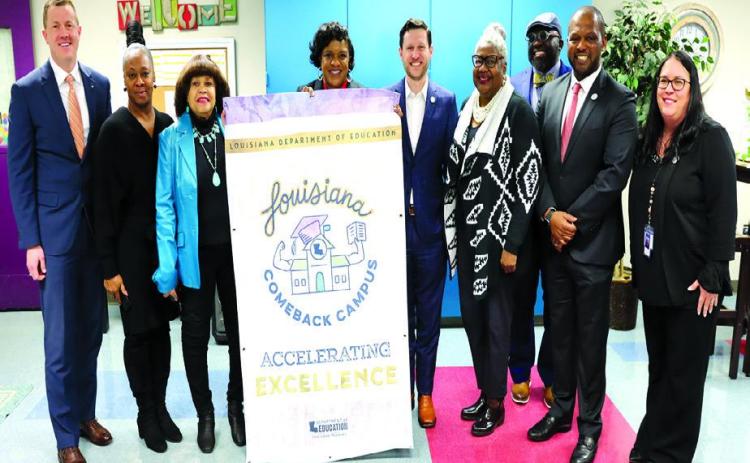Atkins Recognized as Louisiana Comeback Campus School!