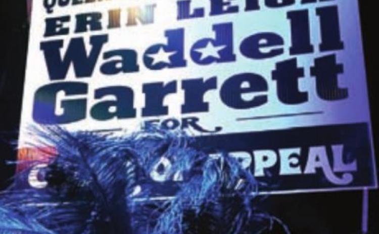 Big brouhaha over Judge Waddell Garret campaign signs at Justinian Ball
