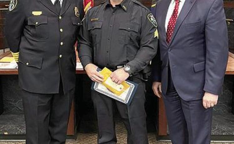 Police Chief Smith holds promotion ceremony