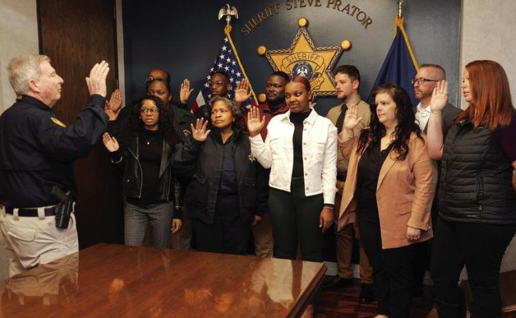 Sheriff Prator swears in new deputies!