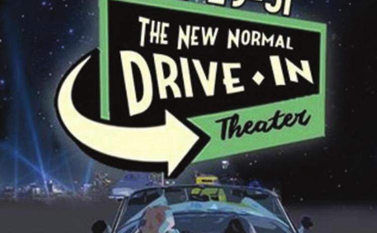 Drive-in movies in downtown Shreveport