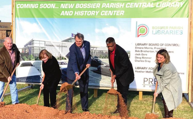 Groundbreaking of new Bossier Parish Central Library and History Center Complex