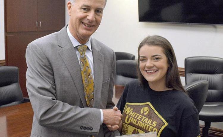 Whitetails Unlimited donates $500 to BSO hunting programs