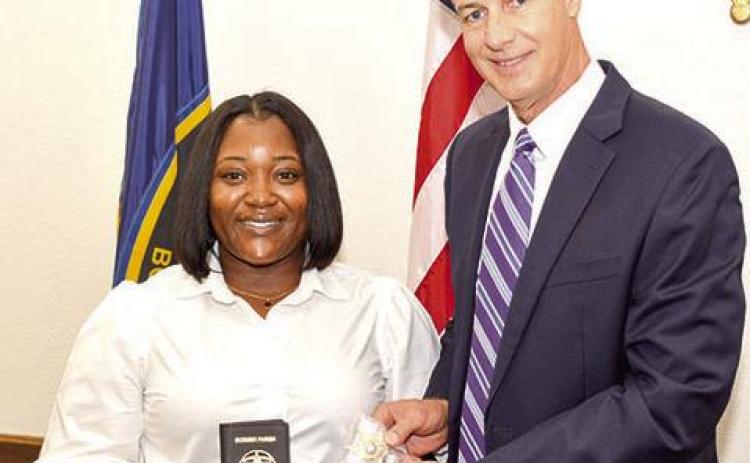 Sheriff swears in new deputy