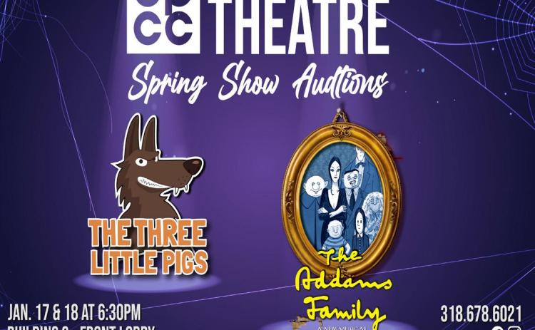 BPCC Theatre to Host Spring Show Auditions Jan. 17-18