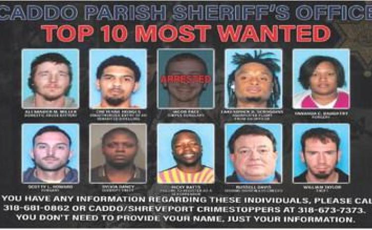 Caddo Parish: Top 10 Most Wanted!