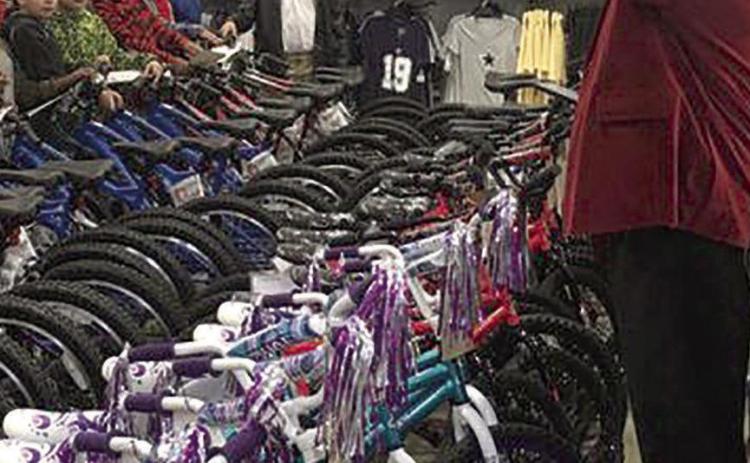 DA Stewart continues bike-gifting tradition