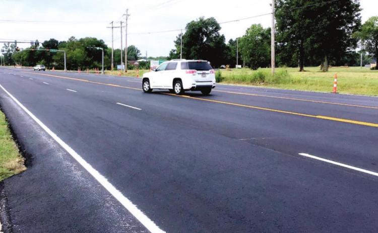 Five-lane overlay on Airline completed