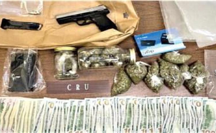 Traffic stop nets narcotics, cash