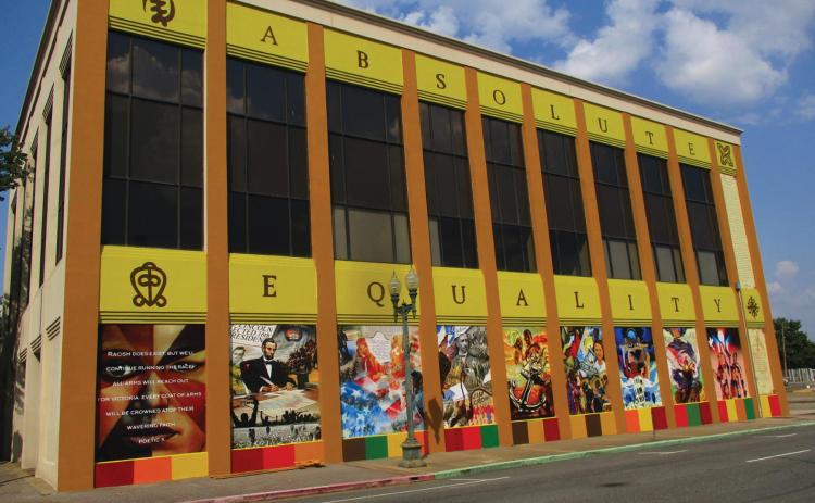 Juneteenth mural brightens up downtown