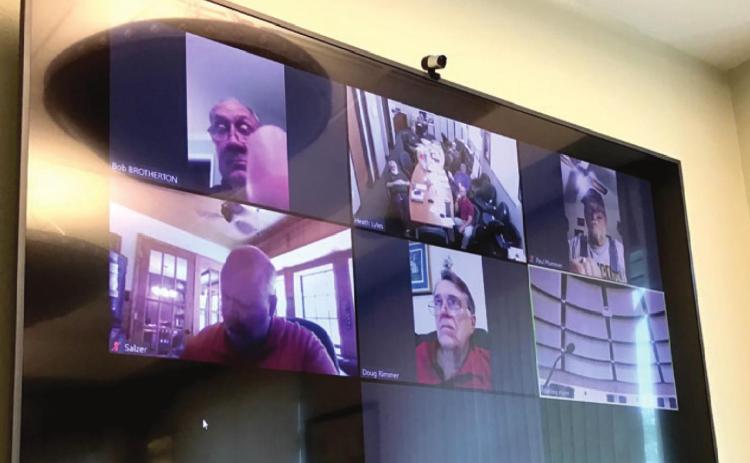 Bossier Police Jury meets via ZOOM