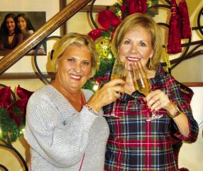 Jean Cooper and Ruth Hutchison. Shreveport Mayor-elect Tom Arceneaux Stars in Holiday Party at Linda Biernacki's Southern Trace Home