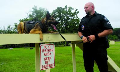 Cpl. Roy Nations and K-9 Enzo put the bite on crime