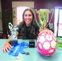 Madeline Talbot at the top of her game in soccer