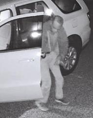 Man who burglarized vehicle sought by police
