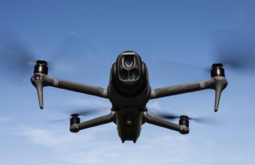 Coordinated Drone Waves Over Barksdale