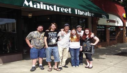 BPCC Student actors outside Canterbury Summer Theatre. From Louisiana to Indiana: Dr. Crawford’s Transformative Impact on Theatre Education!