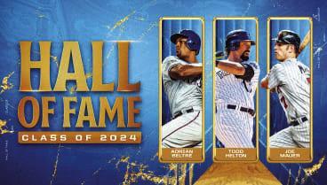 Adrian Beltre, Joe Mauer and Todd Helton elected to the Baseball Hall of Fame!