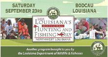 Bodcau To Hold Big Free Celebration For Hunting & Fishing Day!