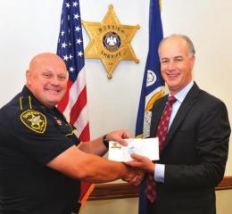 Lt. Clint Robins Bossier Sheriff’s Office promotes five deputies