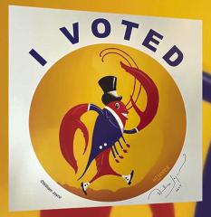 Louisiana ‘I Voted’ sticker for 2024 revealed. See this year’s design!