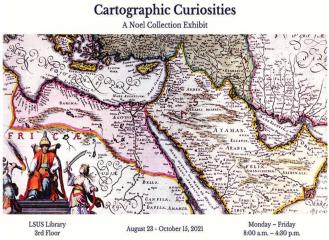 LSUS Noel Memorial Library features ‘Cartographic Curiosities’ historical map exhibit, first since early 2020