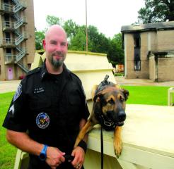 Cpl. Roy Nations and K-9 Enzo put the bite on crime