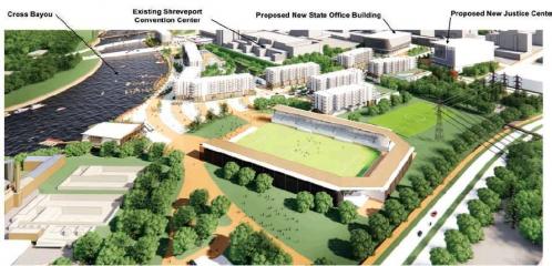 Where — geographically — is the proposed Cross Bayou development?
