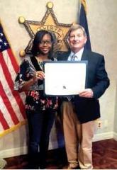 Skylor Rae Henderson, a graduating senior at Captain Shreve High School, was named the recipient of a $500 scholarship by Caddo Parish Sheriff Steve Prator. Article Image Alt Text