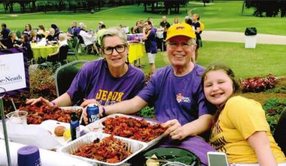 Grace Ann Byrd, Stephen Glassell and Grace Byrd Caddo-Bossier LSU Alumni & Fans Chapter Annual Crawfish Boil
