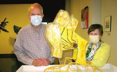 Dr. Warren and Jane West at “Glass on Glass” Glass with Class opening