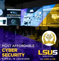 LSUS computer science program designated most affordable cybersecurity program in Louisiana