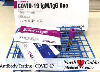 COVID-19 antibody testing at North Caddo Medical Center
