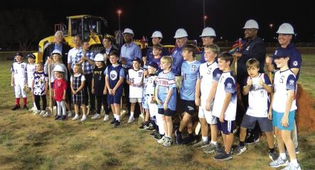 Construction of YMCA field gets Little League ballers excited about expanded play!