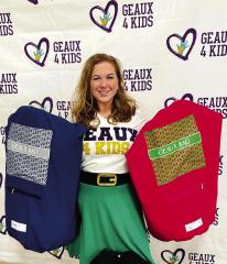 To date, Kilpatrick Baird's Geaux 4 Kids has distributed nearly 19,000 Geaux Bags to children in crisis! K.C. Kilpatrick-Baird's Geaux Bags Provides Hope and Essentials for Children in Crisis!