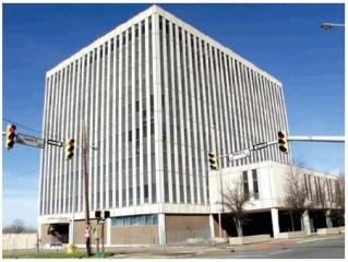 The old Joe D. Waggoner federal building located in the 500 block of Travis. This is the proposed location for the new State Office Building and new Criminal Justice Center. Where — geographically — is the proposed Cross Bayou development?