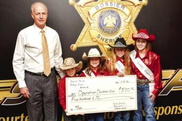Riding club donates to toy drive