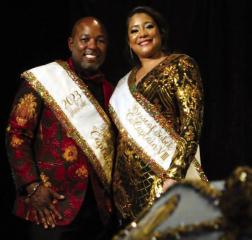 Krewe of Sobek Captain VIII Johann Cooke, and Co-Captain VIII Virgin L. Rachel. KREWE SOBEK JOYOUSLY CELEBRATES ITS XX ANNIVERSARY