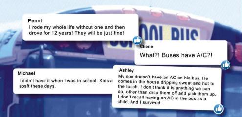 Kids Brave Heat on Bossier Buses With No A/C; Parents Express Feelings on Issue