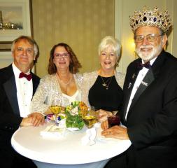 Krewe Justinian King XXXIX U.S. District Judge Maury Hicks Forgot the Crown Needed to Complete His Royal Dress for Dinner at Shreveport Club