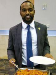 Shreveport Mayor Adrian Perkins in the dinner buffet line. Maggie