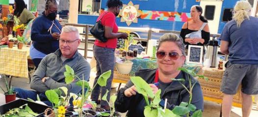 They came, they saw, they swapped, they bought and now their gardens grow ...