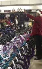 DA Stewart continues bike-gifting tradition