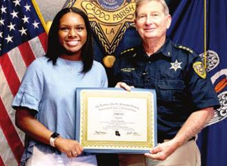 Caddo sheriff announces recipient of college scholarship