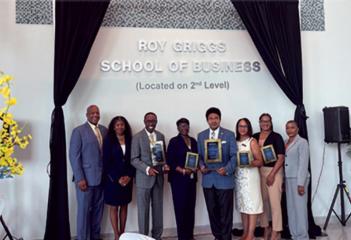 Ribbon cutting officially welcomes the Roy Griggs School of Business at Southern University at Shreveport